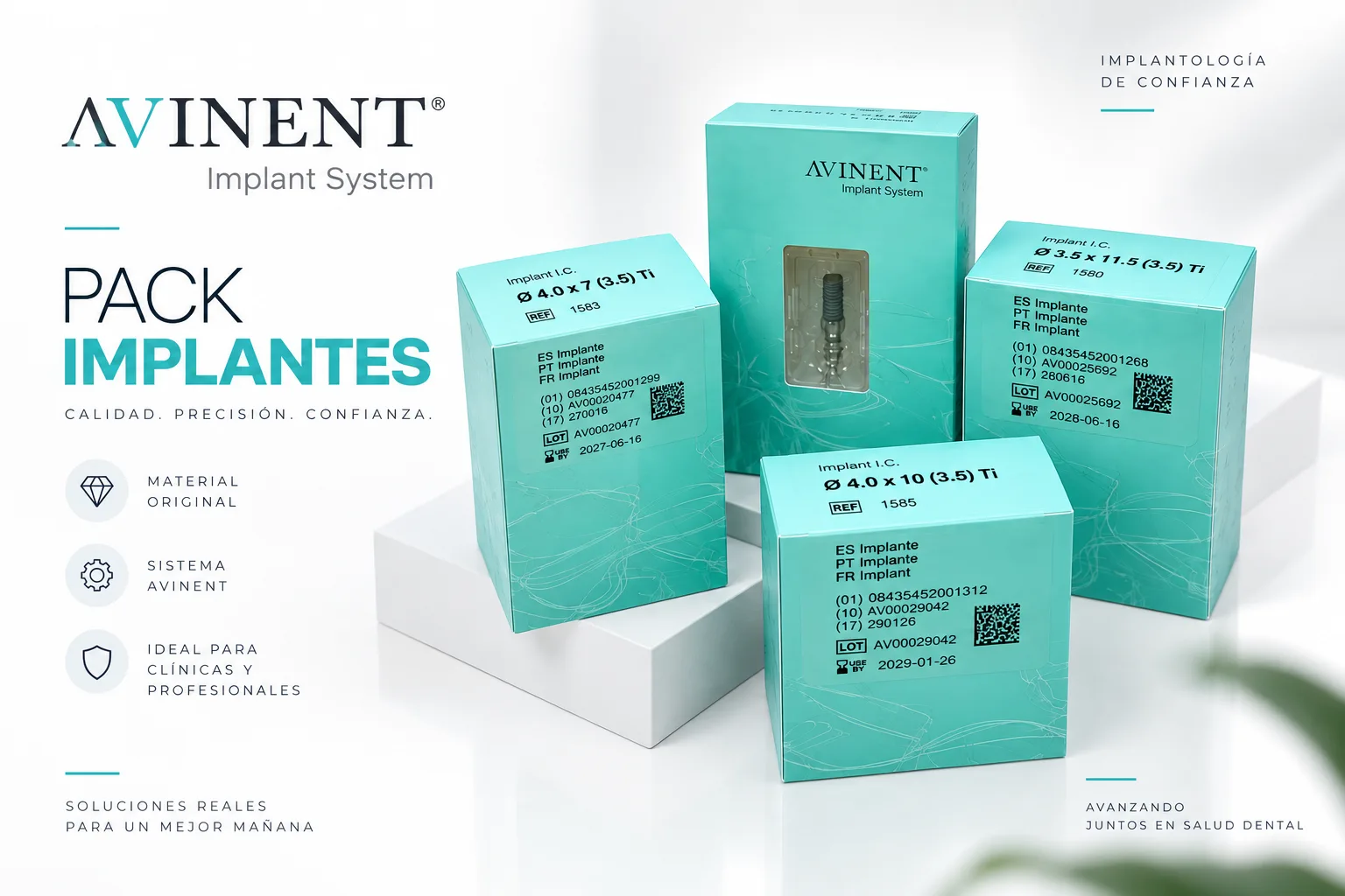 Pack de implantes AVINENT Implant System